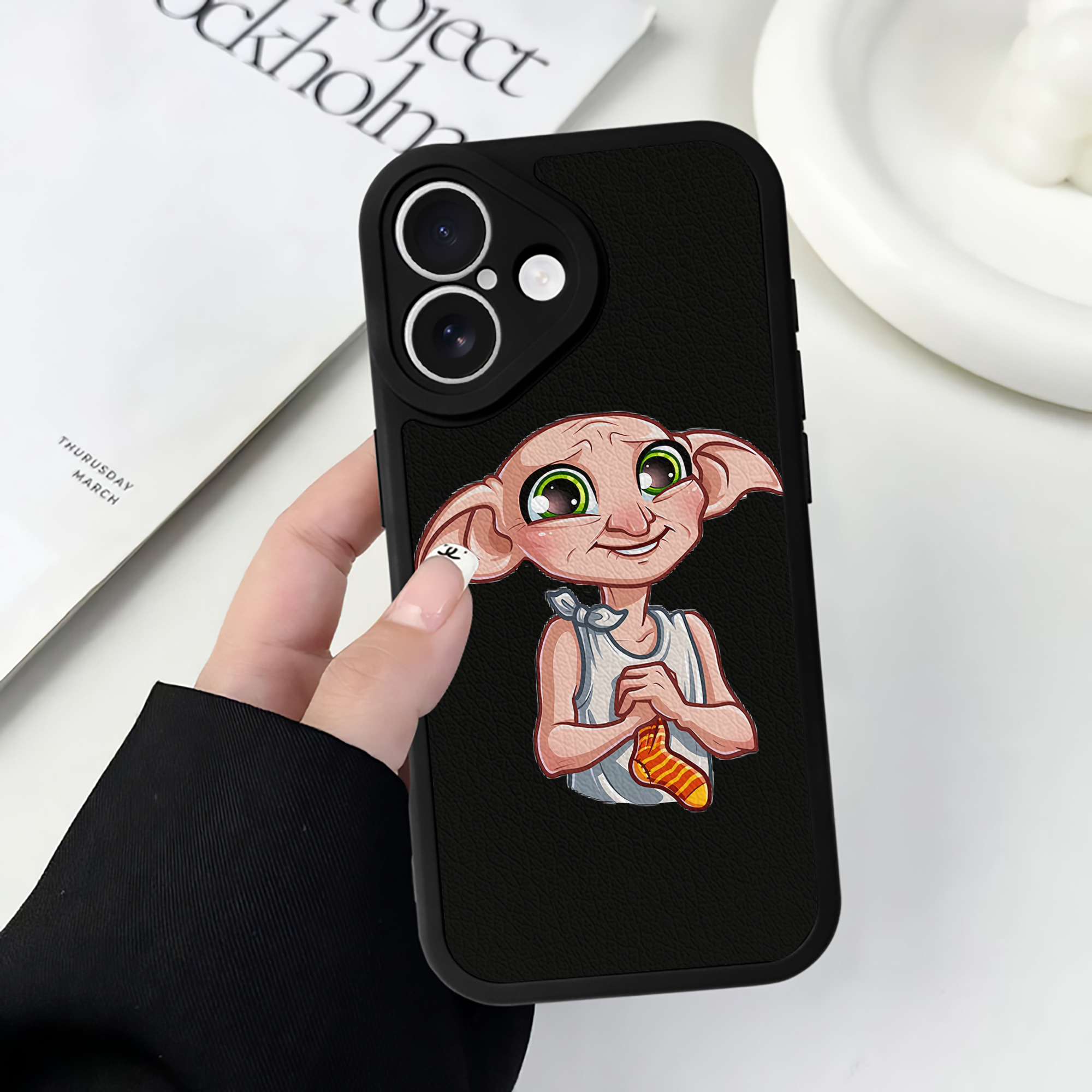 （画像用） Harry Potter ハリー・ポッターシリーズ 【iPhone 16シリーズ対応】シリコンスマホケース（レザー調） 材質：シリコン